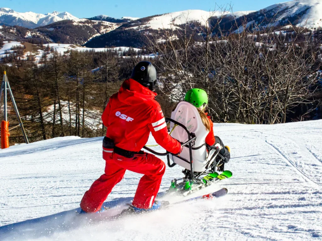Ski adapté à Valberg 