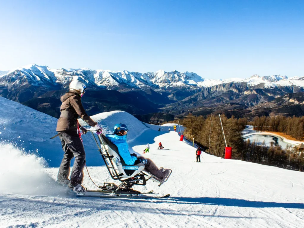 Ski adapté à Valberg 