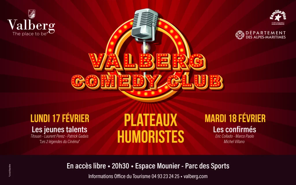 Affiche de l'évènement Valberg comedy club 2025