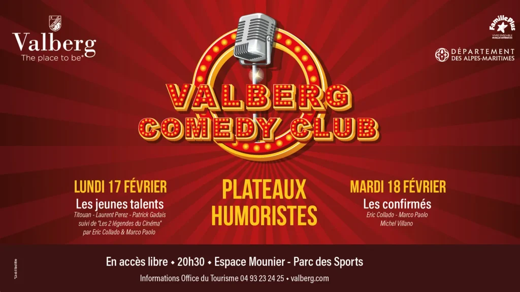 Affiche Valberg comedy Club 2025