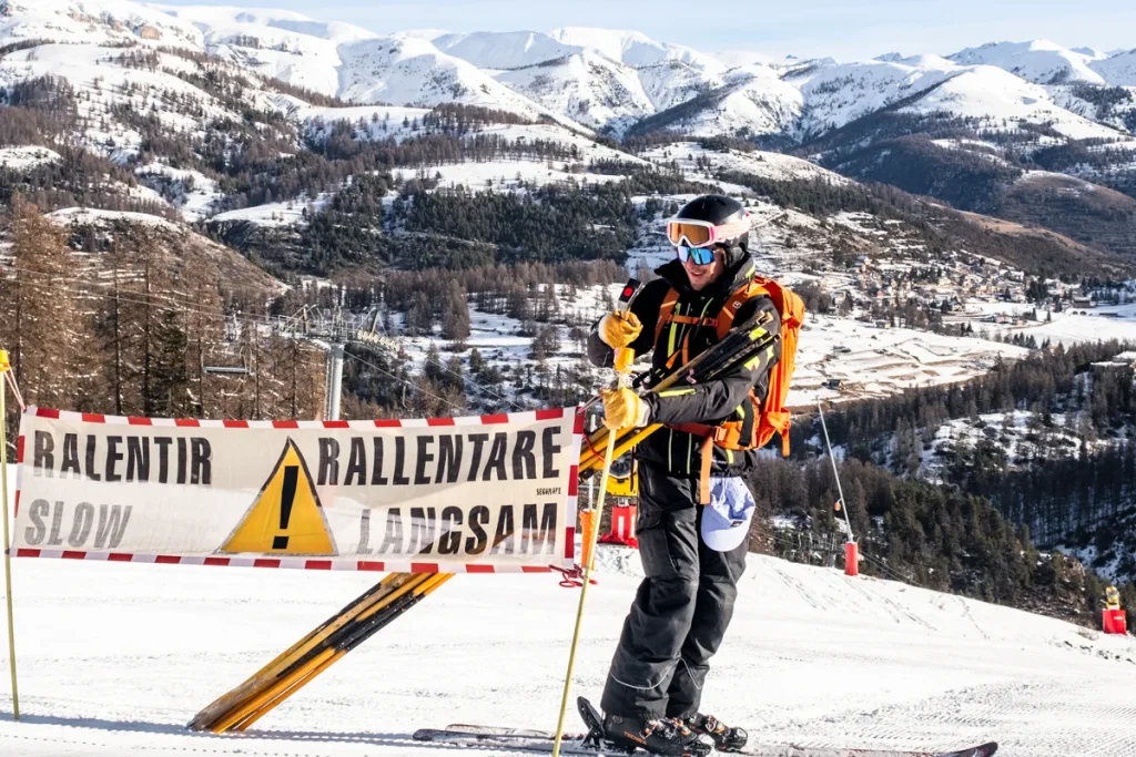 Pisteur à Valberg