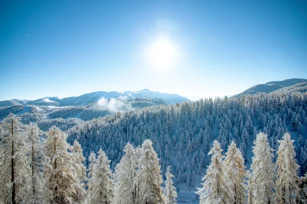 Paysage hiver à Valberg