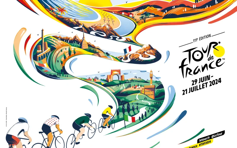 Affiche Officielle du Tour de France 2024