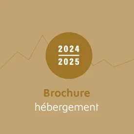 Couverture de la brochure hébergement de Valberg 2024-2025