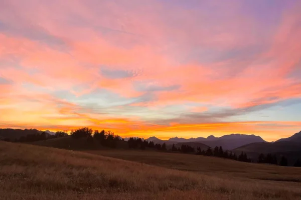 Coucher de soleil au plateau St Jean