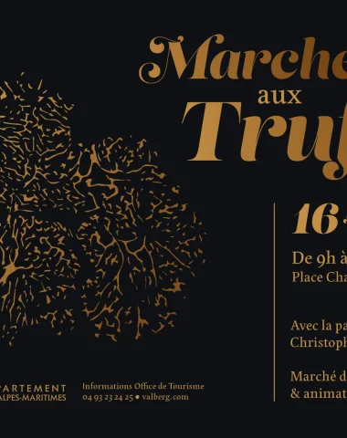 Affiche du Marché aux truffes à Valberg 2025